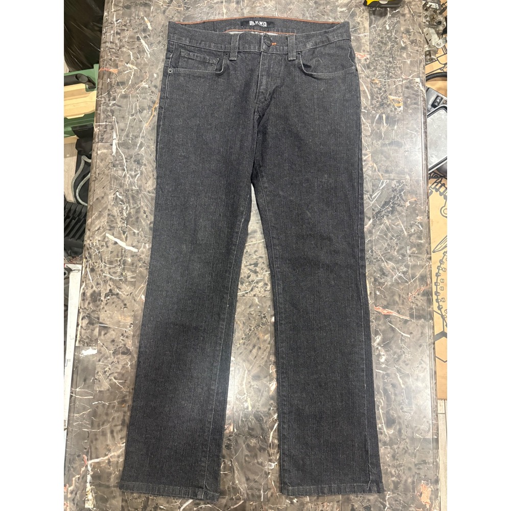 BLKWD True to the Trade Mens Black Straight Leg Denim Jeans Size 30 Blkwd001 USA